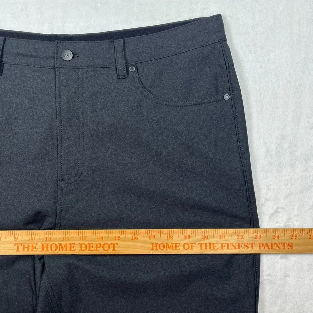 Ministry of Supply‎ Kinetic Pants Mens 38x33 Grey Primeflex Stretch Tech Chino